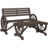 Maison Chic Seti vrtnega pohištva - Vrtna garnitura - Vrtni pohištvo set 2-delna trden les jelke, (21809968) | Shoptok.si
