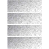  Stepenica Pravokutni 4 pcs Srebrno 60 x 20 cm Aluminij | shoptok.hr
