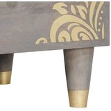TV ormar s ladicama Siva 100 x 33 x 46 cm Čvrsto drvo manga | Eponuda.ba