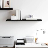  Plutajuća zidna polica crna 90 x 23,5 x 3,8 cm MDF | Eponuda.ba