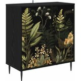  Kreveta RHENEN Crni hrast 69 x 33 x 76 cm Konstruirano drvo | shoptok.hr