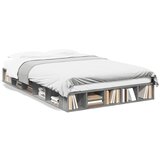 Furnova Posteljni okvir siva sonoma 140x190 cm inženirski les, (21935271) | Shoptok.si