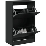 vidaXL Omarica za čevlje črna 60x34x96,5 cm inženirski les | Shoptok.si