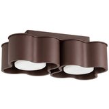 Sollux Lighting Stropna svetilka OVIO 2 rjava Gx53, (5000499577) | Shoptok.si