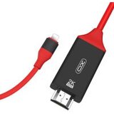XO kabal Lighting To HDMI+USB 2K GB006 60HZ Audio Cable 2M Crni | Eponuda.ba