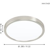 Eglo 99221 - led plafonsko svetlo fueva 5 LED/20W/230V | Eponuda.com