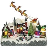  LED božićno selo (34 x 18 x 27,5 cm, LED) | shoptok.hr
