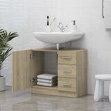 Ormarić za umivaonik boja hrasta 63x30x54 cm konstruirano drvo | shoptok.hr