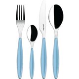 guzzini 24-delni set jedilnega pribora feeling - pastel blue | Shoptok.si
