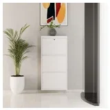 ormar za cipele locking 3 piece metal white