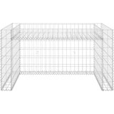 vidaXL garaža za kosilnico z dvignjenim koritom 110x80x60 cm jeklo | Shoptok.si