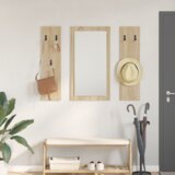 vidaXL Nadwyčajna obešalnik za plašče sonoma hrast 96 x 1.5 x 90 cm | Shoptok.si
