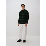 Reserved Regular fit karirana košulja - zelena | shoptok.hr