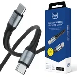 USB-C KABEL 1M PD 3.0 QC 3.0 100W 20V 5A ČRN ZA PRENOSNIKE IN TELEFONE, (5000259883)