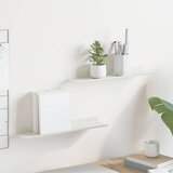  Lebdeća polica Zidne 2 pcs Bijeli 40 x 8,5 x 2,5 cm Čelik | shoptok.hr