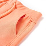  Dječje kratke hlače s vezicom neonskonarančaste 140 | shoptok.hr