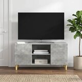 TV ormar 102 x 34,5 x 50 cm Betonska siva Konstruirano drvo u