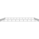  Ograda za pse s 36 panela crna 100 x 50 cm čelik obložen prahom | shoptok.hr