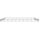  Pasja ograda s 36 paneli črna 100x50 cm prašno barvano jeklo - - črna - 59.4 - 1000 x 800 x 50 cm - | Shoptok.si