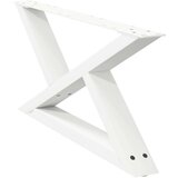  Noge kavne mize 2 kosa Bela 70x(30-31,3) cm Jeklo | Shoptok.si