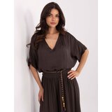 Och Bella Blouse-TW-BZ-BI-3228.75-dark brown | Shoptok.si