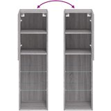 vidaXL TV ormarići s LED svjetlima 2 kom boja hrasta 30 5x30x102 cm | shoptok.hr