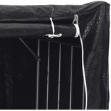  Stalak za drva za ogrjev s kišnom navlakom 151x60,5x110,5 cm | shoptok.hr