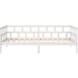  Dnevni ležaj bijeli od masivne borovine 90 x 200 cm | shoptok.hr