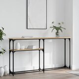  Konzolni stol boja hrasta 145 x 22,5 x 75 cm konstruirano drvo | shoptok.hr