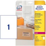 Avery Zweckform Transparentne etikete za pakete 210 x 297 mm | Shoptok.si