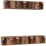 vidaXL Set TV omar 5 pcs Star les Običajne Srednja Konstruiran les | Shoptok.si
