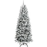  Umjetnobožićnodrvce S LED lampica Bijelo 240cm PVC | shoptok.hr