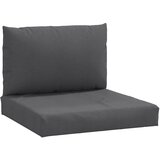  The Living Store Blazine za palete 2 kosa melanž antracit blago - Blazina Za Palete, (21487393) | Shoptok.si
