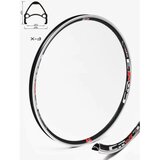 Crosser FELGA RIM 28 29quot(622x20) X3 32 rupe V-brake CRNA Cene