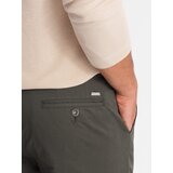 Ombre Men's uniform REGULAR FIT chino pants - khaki | Shoptok.si