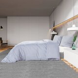  Set posteljine za poplun sivi 140 x 200 cm pamučni200x200 | shoptok.hr