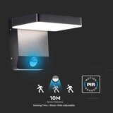  LED spoljašnje zidno svetlo sa senzorom LED/17W/230V 3000K crno | Eponuda.com