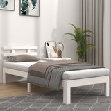 vidaXL Okvir za krevet od masivnog drva bijeli 90 x 200 cm Cijene