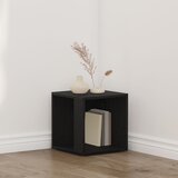vidaXL Kutni ormarić Crni hrast Drvo 33x33x34 cm Pohrana Kutni ormarić Cijene