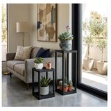 Hanah home Set plastičnih multifunkcionalnih polica, 2 komada, crna | Eponuda.ba
