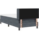  s opruga kutije Tamno siva 200 x 90 cm Baršun | shoptok.hr