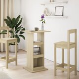 Barski stol s prostorom boja hrasta sonome 60x60x102 cm drveni | Eponuda.com