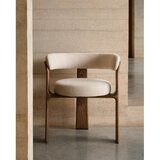 Kave Home Smeđa/bež blagovaonska stolica od čvrste jeseni Granite – | shoptok.hr