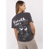 Sublevel T-shirt-D12022M02738A-graphite | Shoptok.si