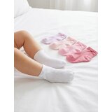 Sinsay Set protukliznih čarapa s valovitim rubom i mašnicom 5 pack | shoptok.hr
