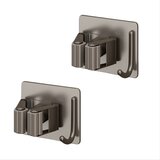 INF Držalo za brisače Gunmetal - Varna in elegantna shramba (2 kosa) Grey, (22110520) | Shoptok.si