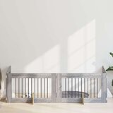  Vrata za pse z stojali 4 pcs Siva Sonoma 100 x 60 cm, (5000232755) | Shoptok.si