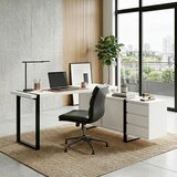Livetastic KOTNA PISALNA MIZA kovina, leseni material črna, bela | Shoptok.si