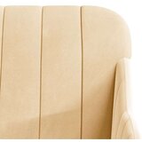  Klupa krem 110 x 76 x 80 cm baršunasta - Krema | shoptok.hr