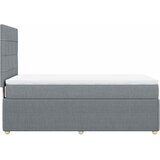 Box spring krevet s madracem svjetlosivi 90x190 cm od tkanine | shoptok.hr